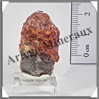 GRENAT SPESSARTITE - 19 grammes - 35x20x18 mm - M004