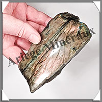 LABRADORITE - Extra - 1 Face Polie - 145x65x50 mm - 550 grammes - M001