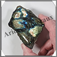 LABRADORITE - Extra - 1 Face Polie - 80x70x32 mm - 345 grammes - Y001