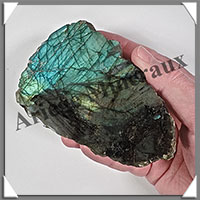 LABRADORITE - Extra - 1 Face Polie - 130x85x40 mm - 468 grammes - Y002