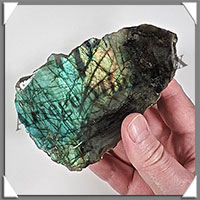 LABRADORITE - Extra - 1 Face Polie - 130x85x40 mm - 468 grammes - Y002