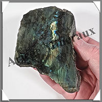 LABRADORITE - Extra - 1 Face Polie - 115x75x25 mm - 332 grammes - Y003