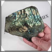 LABRADORITE - Extra - 2 Faces Polies - 140x125x10 mm - 288 grammes - Y005