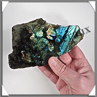 LABRADORITE - Extra - 1 Face Polie - 160x90x30 mm - 455 grammes - Y006