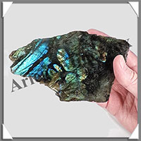 LABRADORITE - Extra - 1 Face Polie - 160x90x30 mm - 455 grammes - Y006