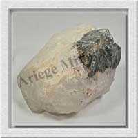 MICAS MUSCOVITE sur QUARTZ - 420 grammes - 85x65x65 mm - E001