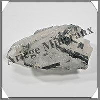 TOURMALINE VERTE sur QUARTZ - 50 grammes - 50x49x25 mm - M007