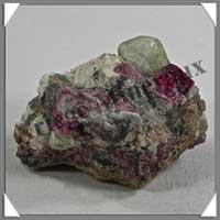 RODIZITE et RUBELLITE - 35 grammes - 35x30x25 mm - R002