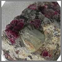 RODIZITE et RUBELLITE - 35 grammes - 35x30x25 mm - R002
