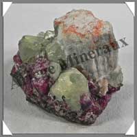 RODIZITE et RUBELLITE - 34 grammes - 40x30x30 mm - R003