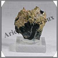 RUTILE sur HEMATITE - 20 grammes - 30x25x10 mm - M001