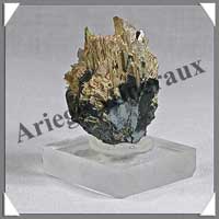 RUTILE sur HEMATITE - 20 grammes - 30x25x10 mm - M001