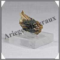 RUTILE sur HEMATITE - 8 grammes - 25x15x10 mm - M003