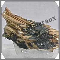 RUTILE sur HEMATITE - 8 grammes - 25x15x10 mm - M003