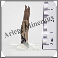 RUTILE sur HEMATITE - 5,5 grammes - 35x7x3 mm - M012