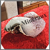 AGATE AMETHYSEE - 2680 grammes - 195x130x100 mm - R001