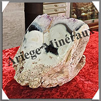 AGATE AMETHYSEE - 2920 grammes - 185x165x140 mm - R002