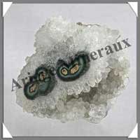 AMETHYSTE STALACTITE (Tranche) - 170 grammes - 73x68x28 mm - M002