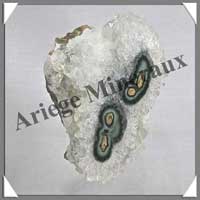 AMETHYSTE STALACTITE (Tranche) - 170 grammes - 73x68x28 mm - M002