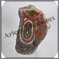 AMETHYSTE STALACTITE (Tranche) - 520 grammes - 95x64x55 mm - M004