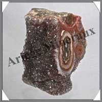 AMETHYSTE STALACTITE (Tranche) - 520 grammes - 95x64x55 mm - M004