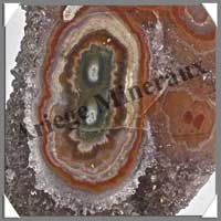 AMETHYSTE STALACTITE (Tranche) - 520 grammes - 95x64x55 mm - M004