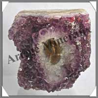 AMETHYSTE STALACTITE (Tranche) - 780 grammes - 100x98x45 mm - M006
