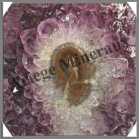 AMETHYSTE STALACTITE (Tranche) - 780 grammes - 100x98x45 mm - M006