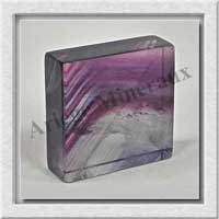 FLUORITE Arc en Ciel - 95 grammes - 45x45x15 mm - A007