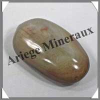 JASPE Multicolore - GALET Poli - 205 grammes - 88x54x30 mm - R001