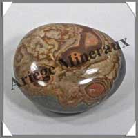 JASPE Multicolore - GALET Poli - 175 grammes - 68x58x30 mm - R002