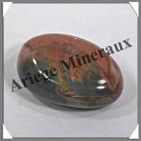 JASPE Multicolore - GALET Poli - 145 grammes - 70x48x28 mm - R003