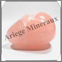 QUARTZ ROSE - 400 grammes - 90 mm - R011