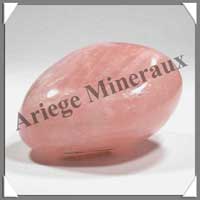 QUARTZ ROSE - 277 grammes - 80 mm - R013