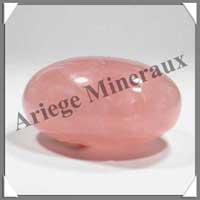 QUARTZ ROSE - 230 grammes - 70 mm - R014