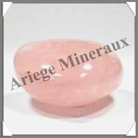 QUARTZ ROSE - 187 grammes - 60 mm - R019