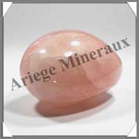 QUARTZ ROSE - 320 grammes - 70 mm - R025