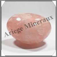 QUARTZ ROSE - 280 grammes - 70 mm - R028