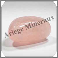 QUARTZ ROSE - 120 grammes - 60 mm - R035