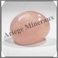 QUARTZ ROSE - 120 grammes - 50 mm - R037