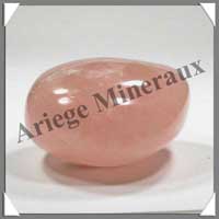 QUARTZ ROSE - 250 grammes - 70 mm - R040