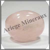 QUARTZ ROSE - 340 grammes - 80 mm - R041
