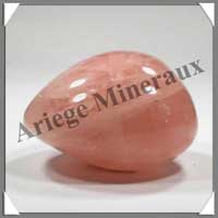 QUARTZ ROSE - 300 grammes - 80 mm - R042