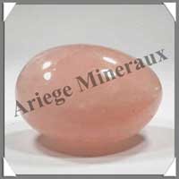 QUARTZ ROSE - 270 grammes - 70 mm - R049