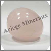 QUARTZ ROSE - 150 grammes - 50 mm - R055