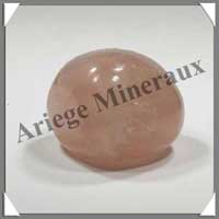 QUARTZ ROSE - 80 grammes - 40 mm - R063