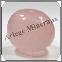 QUARTZ ROSE - 160 grammes - 50 mm - R065