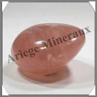 QUARTZ ROSE - 135 grammes - 60 mm - R075