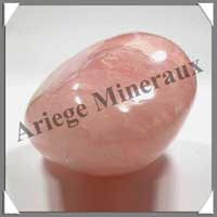 QUARTZ ROSE - 770 grammes - 100 mm - R084