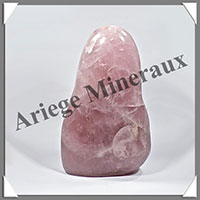 QUARTZ ROSE - 3 840 grammes - 235x150x60 mm - Y001